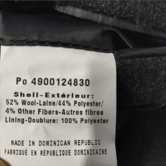 $395 NWT Calvin Klein Men's Wool Blend Coat Size 44L Gray Winter Overcoat - Picture 14 of 14